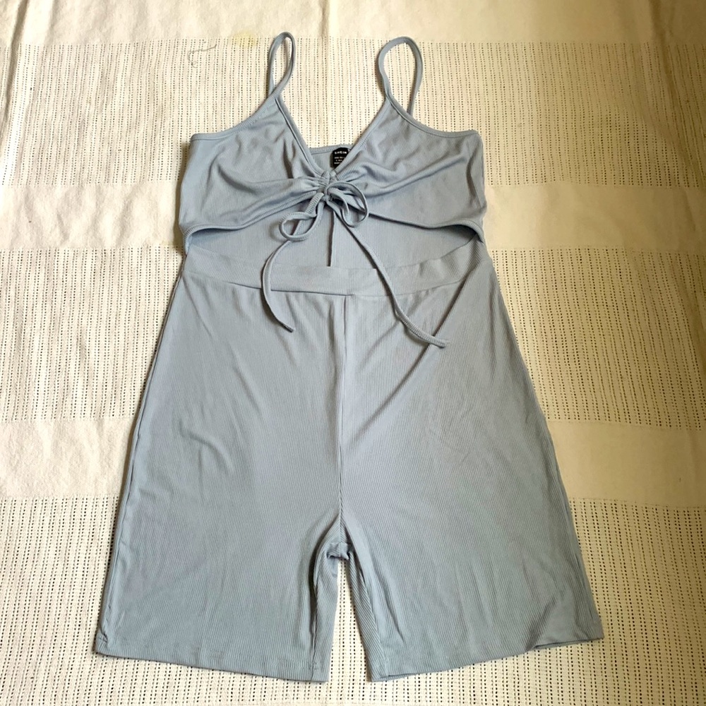 SheIn Size Large Open Front Romper